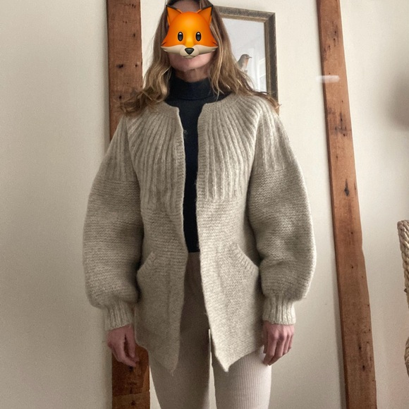 Custom Designed Sweater Coat - Picture 2 of 8